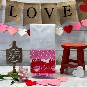 Valentine’s Day Handmade Kitchen Towel